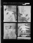 Art collection; ASC officers; Women with child (4 Negatives) (October 10, 1957) [Sleeve 16, Folder a, Box 13]